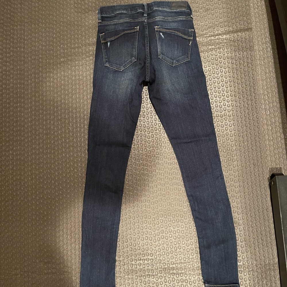 express dark wash skinny jeans
